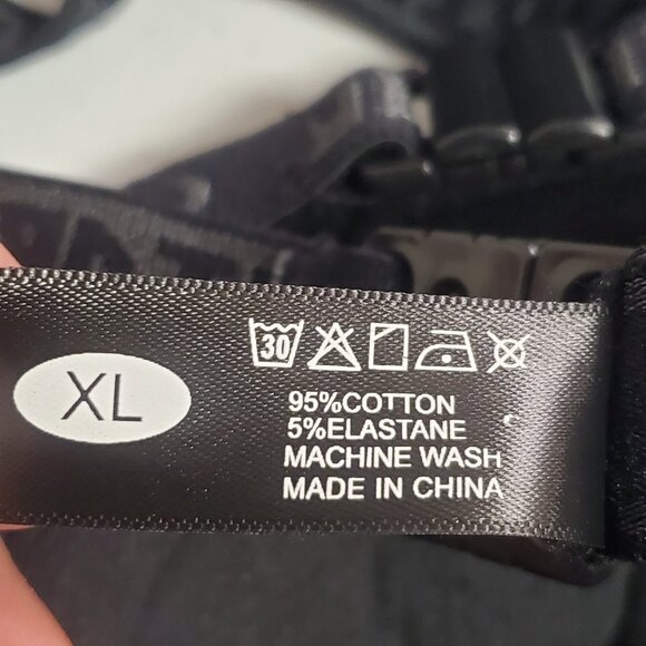 Killstar Womens Strappy Festival Bra Size XL Black Whimsigoth Devilcore Witchy - Picture 5 of 9